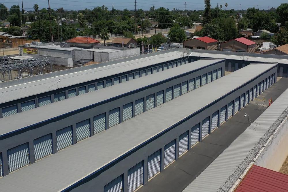 Drive-up self-storage at Storage Star in Modesto on Crows Landing.