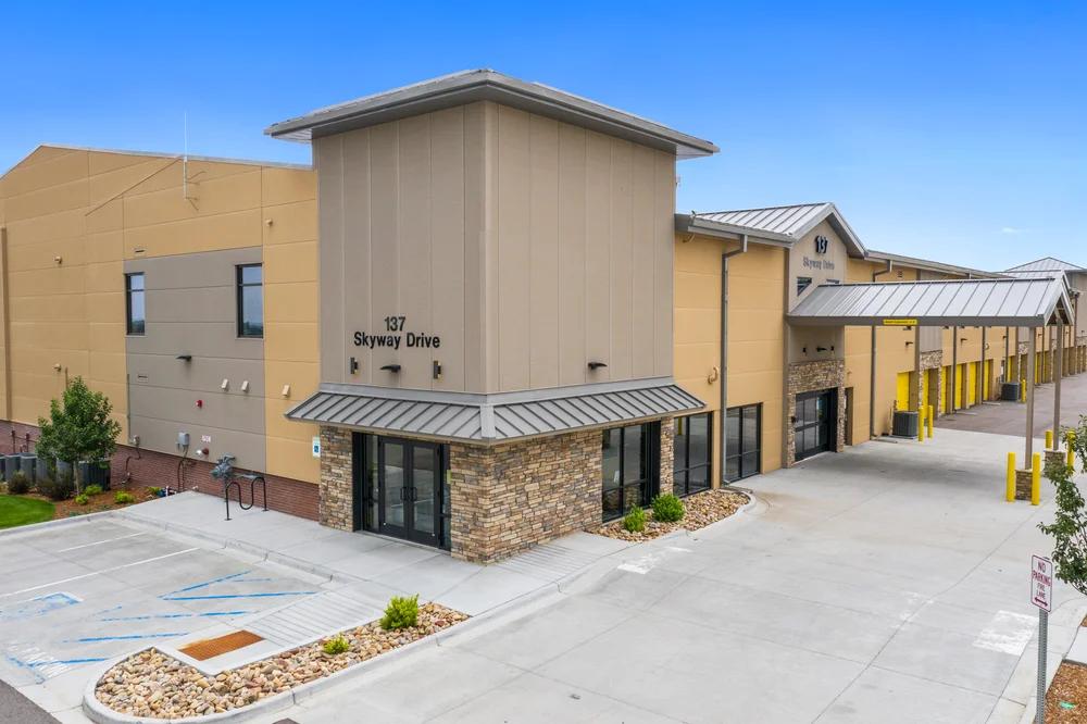 Picture of the Skyway Drive drive-up storage units in Fort Collins, CO.