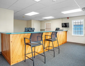 Inside of rental office at the 2353 Boston Rd Storage Star storage facility