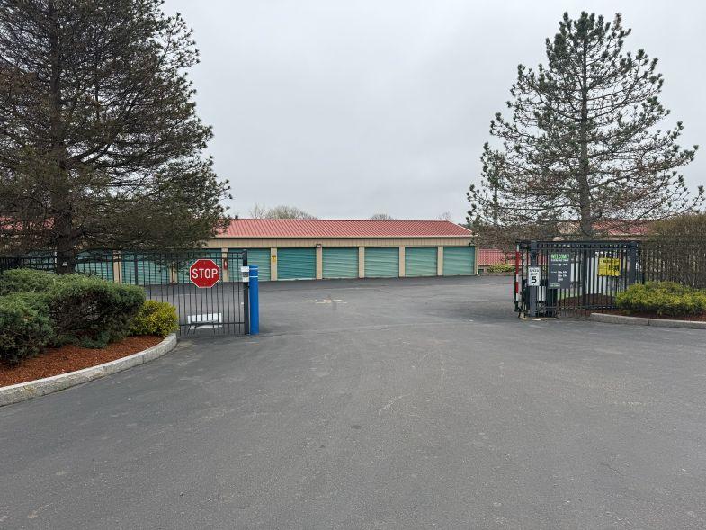 Gated access to the drive-up storage units at Storage Star in Dracut, MA