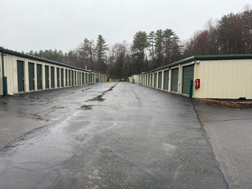 Outdoor drive-up storage units
