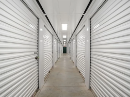 Indoor climate-controlled storage units