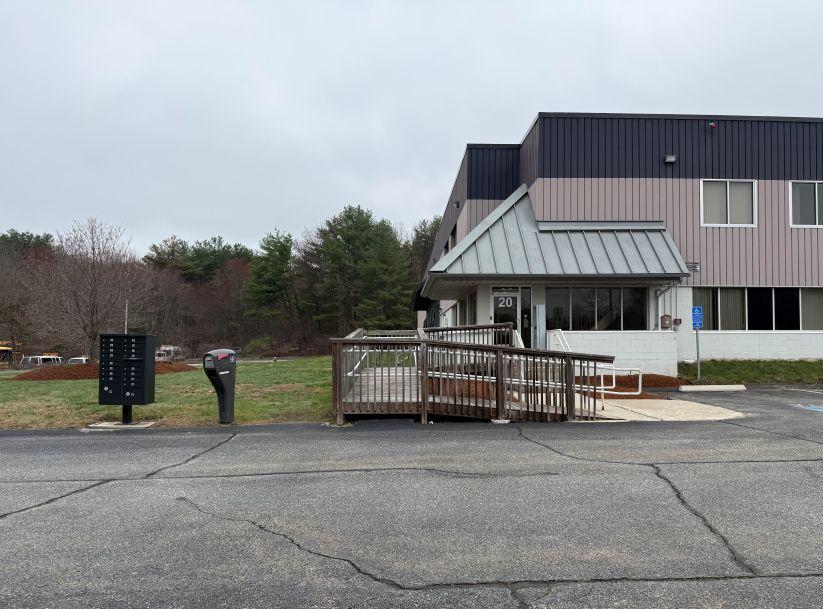 Rental office and entryway for Storage Star self-storage in Dracut, MA on Commercial Dr