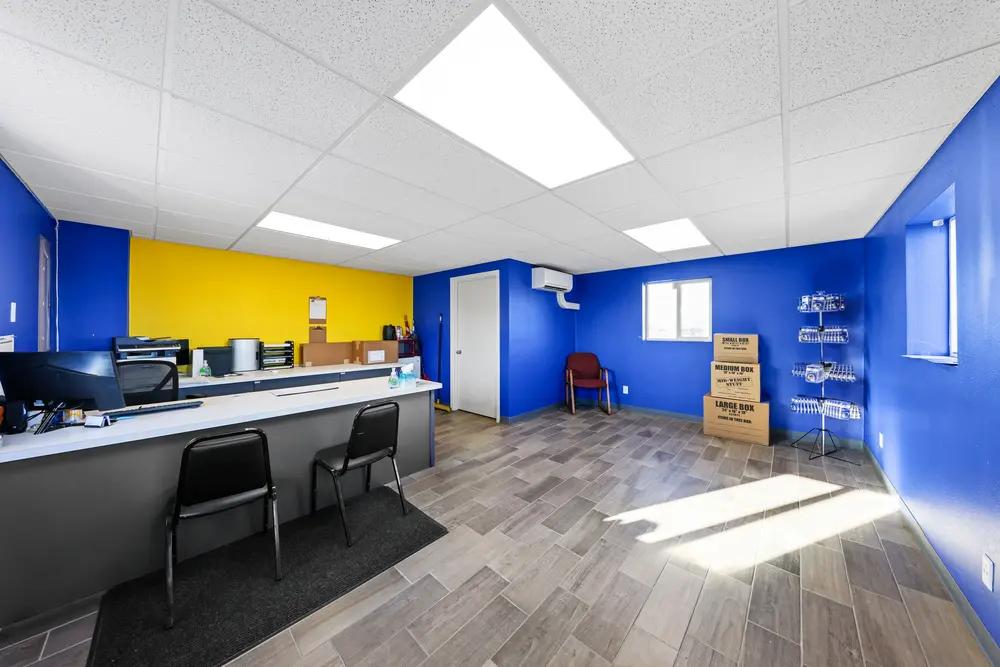 Picture of the lobby at the South Park Avenue Storage Star in Twin Falls.